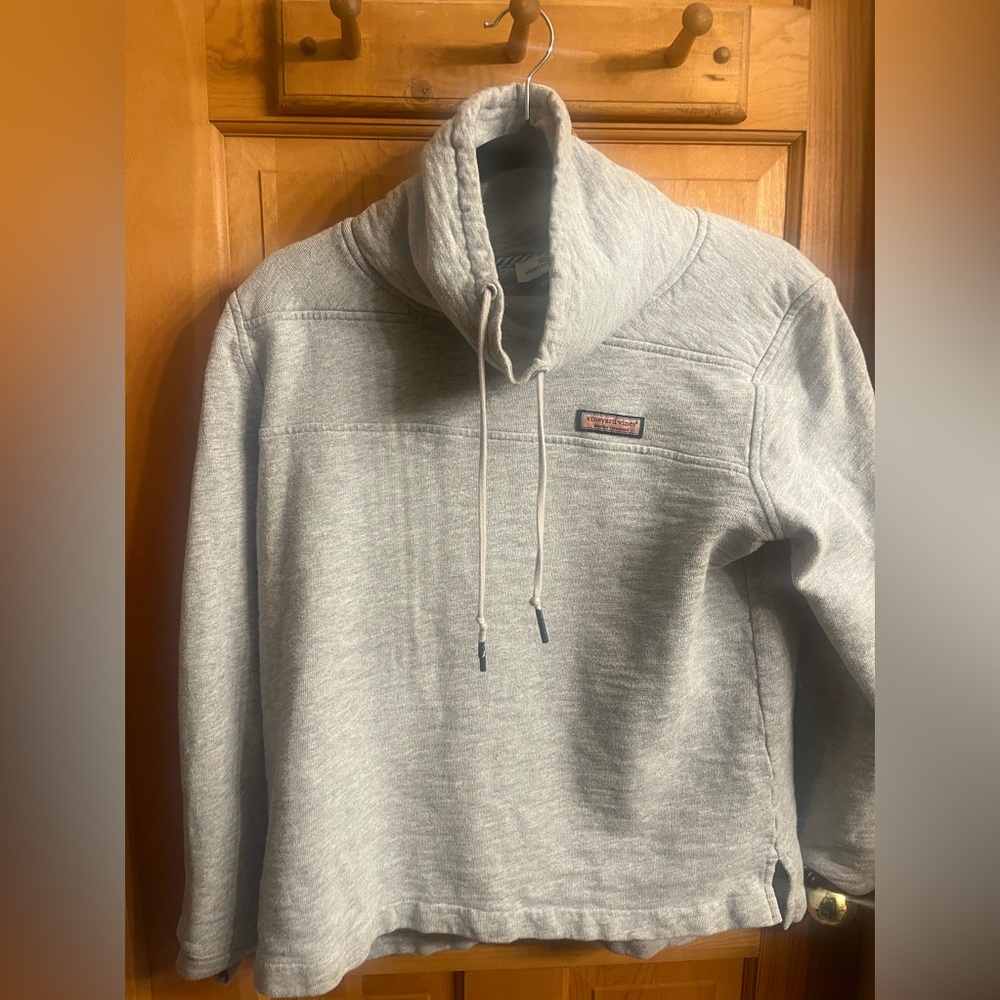 Vineyard Vines Shep Shirt Funnel Neck Grey S